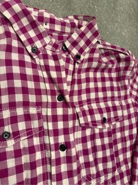 EUC Vintage GAP Women’s Gingham Cotton Flannel Size M